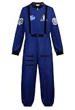 ReliBeauty Astronaut Costume Jumpsuit for Adults,Blue,XL