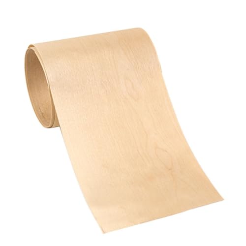 Natural Birch Wood Veneer Sheets - 5.5 x 98 Inch