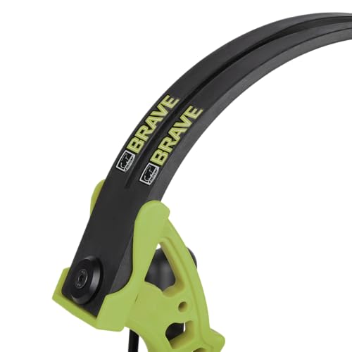 Bear Archery Brave Youth Bow Includes Whisker Biscuit, Arrows, and Arrow Quiver Recommended for Ages 8 and Up – Green, Right Hand by Bear Archery - Image 4