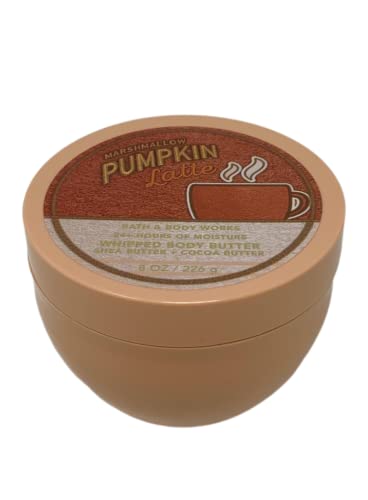 Marshmallow Pumpkin Latte Whipped Body Butter With Shea Butter + Cocoa Butter - 8Oz / 226 G, Orange, 8 Ounce (Pack Of 1), 8.0 Ounce, 8.0 Fluid_Ounces #TOP19