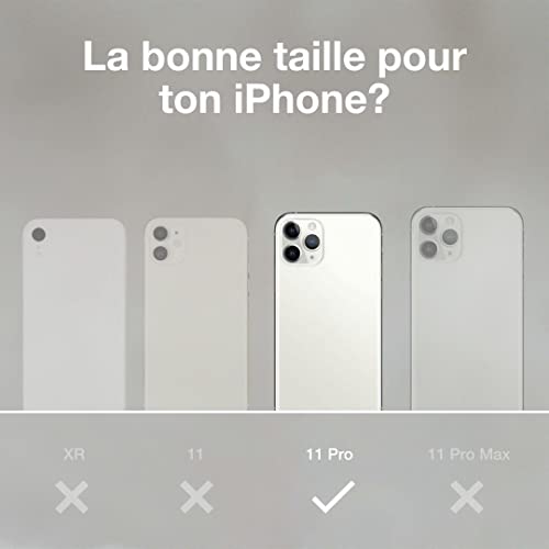 Coque iPhone 11 Pro bleu clair Woodcessories biodégradable - 6