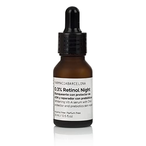 Serum Antimanchas Despigmentante | Serum Blanqueador Facial para la Noche | Regenera, Elimina y reduce Manchas de la Piel | Efecto Antiedad y Antiarrugas - RETINOL 0.3% NIGHT SERUM 15 ml