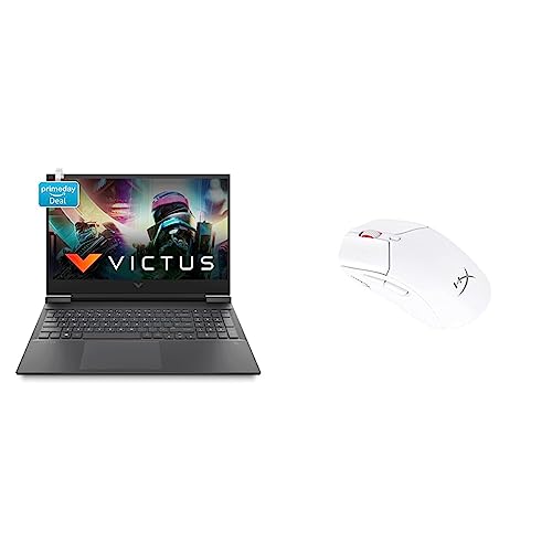 Image of HP Victus Gaming Laptop 11th Gen Intel Core i5-11400H16.1 inch(40.9 cm) FHD IPS Gaming Laptop & HyperX Pulsefire Haste 2 WHT Wireless