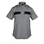 Short Sleeve/Dark Gray & Black