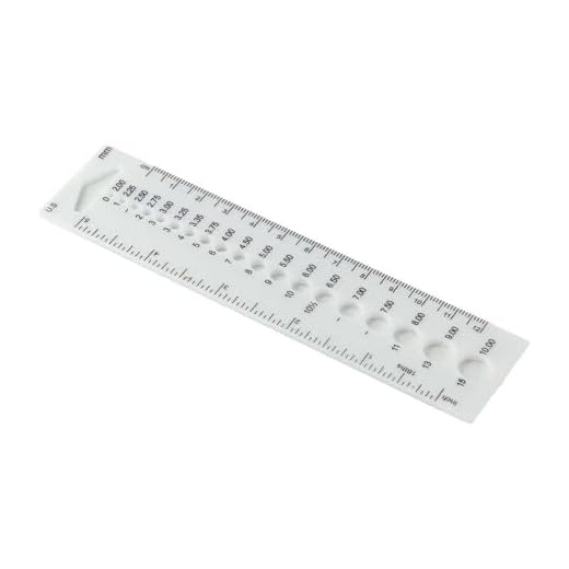 Pink Measure Ruler Sewing Ruler cm Sewing Tools All in One DIY Crochet Hook Craft Needle Gauge(White)