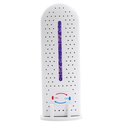 USB Rechargeable Dehumidifier Reusable Small Cordless Dehumidifier with Multi-Hole and Visual Window Standing Portable Damp Eliminators with Stable Base for Absorbing Moisture