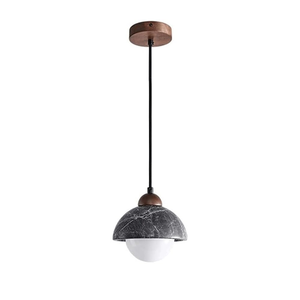 Lustre en marbre gris pour remplacer un plafonnier trop agressif - 8