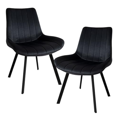 Reviews de Sillas - los más vendidos. 41 LUMO HOME Set 2 Silla Comedor Velvet Tapizada Terciopelo Sala Eames Diseño Elegante y Versátil Tapizadas en Terciopelo Ideales para Sala u Oficina Tipo Eames Modernas y...