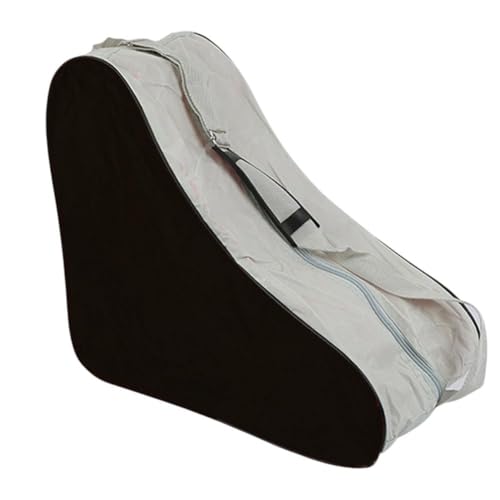 Vibsky Schlittschuhtasche mit großer Kapazität, wasserdicht, Nylon, mit verstellbarem Schultergurt, für Rollschuhe und Schutzausrüstung, Blau