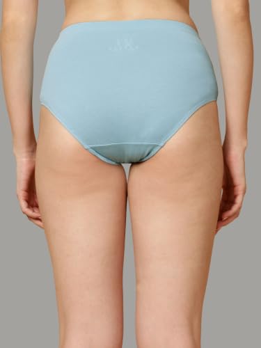 Image of SOIE Women High Rise Full Coverage Solid Colour Cotton Stretch Hipster Panty (Pack of 3)