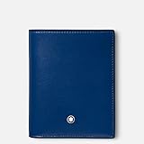 Montblanc Meisterstück Compact Wallet 6cc BK/Bl Cartera, Adultos Unisex, Multicolor (Multicolor), Talla Única