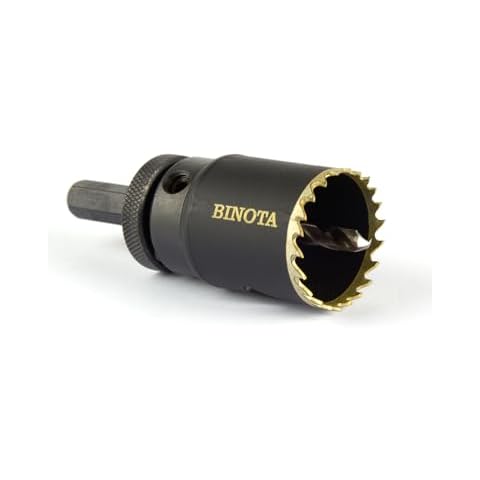 BINOTA M42 Bi-Metal Hole Saw M42, 40mm-1-9/16, for Metal, Wood, Plywood, PVC, Gypsum, Composite, Stainless Steel Plate Cover