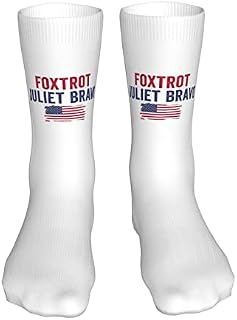 883 Compression Socks Foxtrot Juliet Bravo Athletic Socks Non Slip Calf Socks Soft Sports Socks For Hiking Jogging Walking 40cm