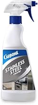Carbona Stainless Steel Cleaner | Streak Free Formula | for Refrigerators, Sinks, & Dishwashers |16.8 Fl Oz, 1 Pack
