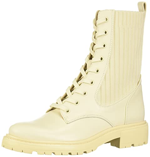 Sam Edelman Women's Lydell Combat Boot Modern Ivory 8 Medium