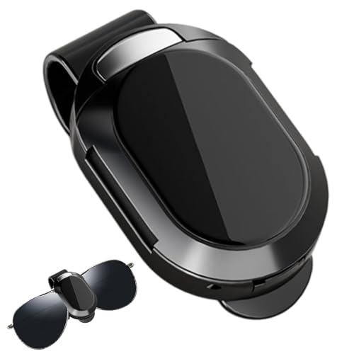 Genérico Portagafas Para Visor - Clip Soporte Para Gafas De Montaje En Visor | Pinza Antideslizante Organizador Interior Seguro para Conductor Adultos