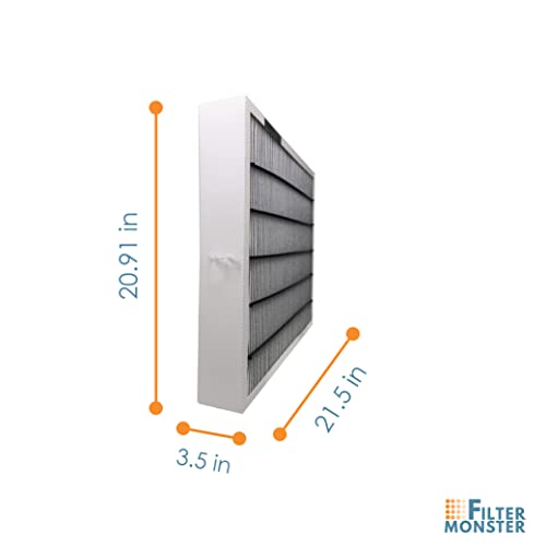 Filter-Monster Replacement Compatible With Bryant/ Carrier Infinity 20” X 20” Merv 15 Air Purifier Cartridge (Gapbbcar2020, Gapcccar2020, Gapaaxbb2020, Gapabxcc2020 And Gapabxbb2020) #TOP4