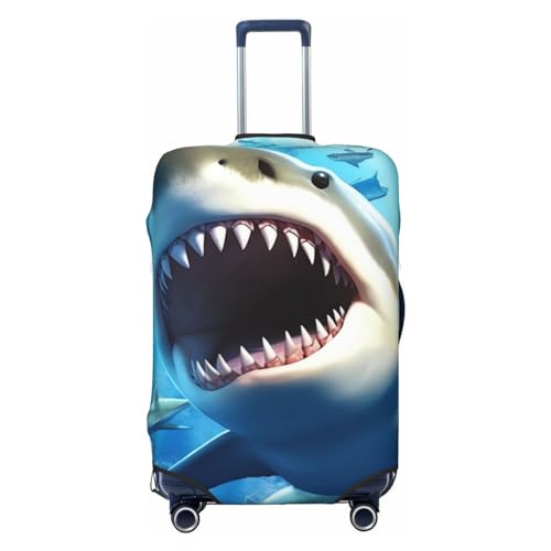 Housse de protection pour valises Hungry Sharks noire pour le voyage