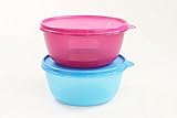 Original Tupperware TUPPERWARE Kühlschrank Clarissa 1,5 L dunkel pink + blau Hit-Parade Panorama
