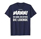 T-Shirts Vorname Manni, Geburtstagsgeschenk