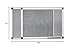 Fenestrelle Expandable Window Screen – 15″ H × 21″–40″ W Horizontal, 2‑Way Adjustable Window Screen with Flame Resistant Fiberglass Mesh, Pack of 2