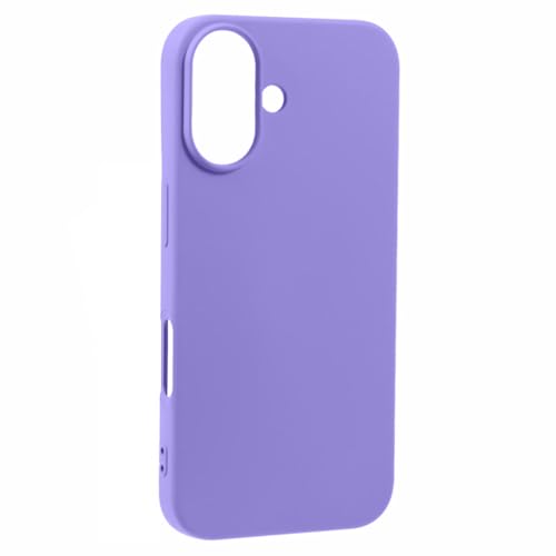 Image of ArmourPro Silicone Back Case for iPhone 16 Soft-Touch Case | Purple