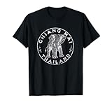 Chiang Mai Thailand Elephant Exotic Thai Digital Nomad T-Shirt
