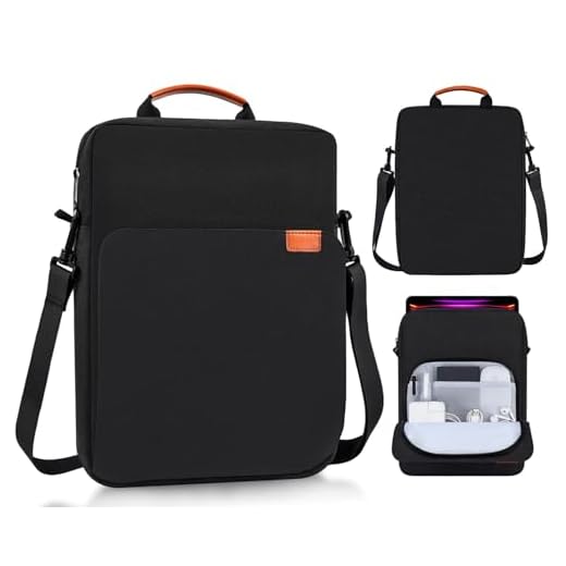 13 Inch Laptop Shoulder Bag Carrying Case for Macbook Air 13" M5 M4 A3449 A3420/ 2026 MacBook Neo A18 Pro A3404/ MacBook Pro 14" M5 M4 M3/ 13" iPad Pro/Air M5 M4, Vertical Laptop Sleeve Handbag, Black