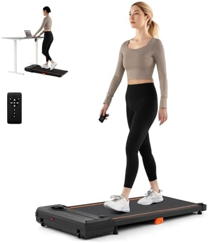 GYMAX Walking Pad, 340lbs 3 in 1 Treadmill with Remote & LED Disp...