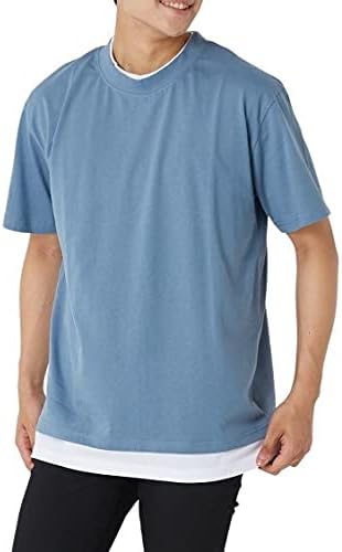 トップス ワイシャツ Nissen ニッセン 綿100 ビッグシルエット重ね着風5分袖tシャツ Tシャツ カットソー 通販 Amazon