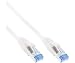 Produktbild Inline Patchkabel - S/FTP (PiMf) - Cat.6A - 500MHz - halogenfrei - Kupfer - Weiß - 10m