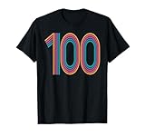 Number 100, One Hundred Anniversary Men Women 100th Birthday T-Shirt