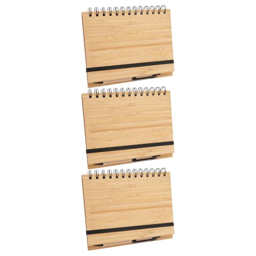 Carnets en bambou à spirale pour l'école et les cours du soir