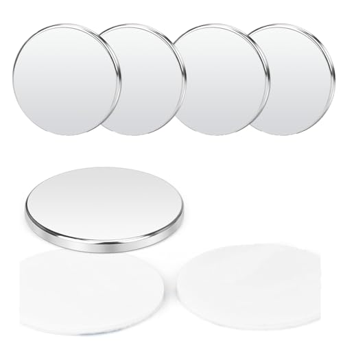30 × 3mm strong circular magnet, 4 packs of self-adhesive magnets, suitable for magnets on whiteboards, wooden boards, tiles, and refrigerators