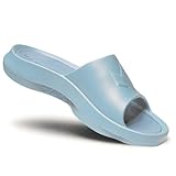 Diadem Court Slides | Cushioned Recovery Slides with Arch Support, Athletic Orthotic Lightweight Comfort for Post-Match & Everyday Wear, M11 / W12.5, Arctic Mist