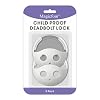 Magicfour Child Proof Deadbolt Lock, 2 Pack Door Safety Deadbolt Lock for Kids, Universal Size Deadbolt Child Safety Lock Cover Fits Most Deadbolt