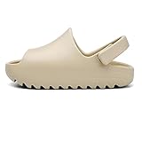 Baby Quick-Drying Shower Slides Platform Slide Sandals Eva Open Toe Shower Shoes Comfortable and Wat