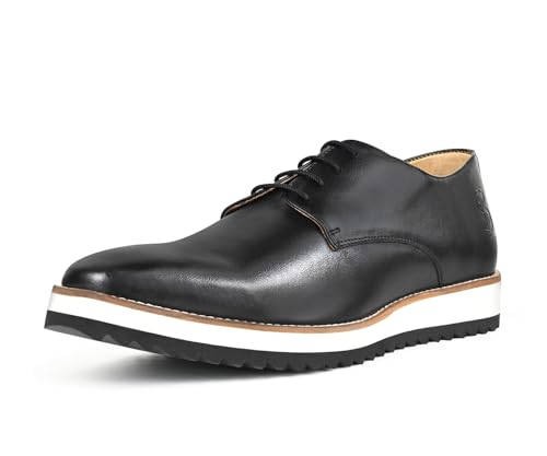 Image of LOUIS STITCH Casual Shoes for Men | Ultra Lightweight and Comfortable | Cushioned Footbed Men's Derbys | LSMX-PL