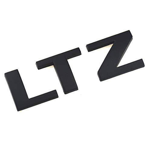 Emblema LTZ negro mate de 2 piezas para maletero de coches 2008 a 2015 2