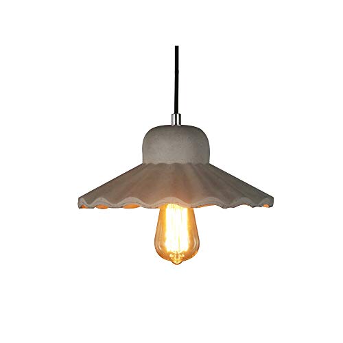 Lustre en ciment au design nordique et forme de feuille de lotus pour villa