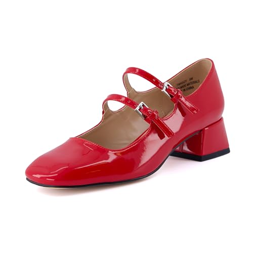 CUSHIONAIRE Women's Twiggy Mary Jane Dress Shoe +Memory Foam, Wide Widths Available