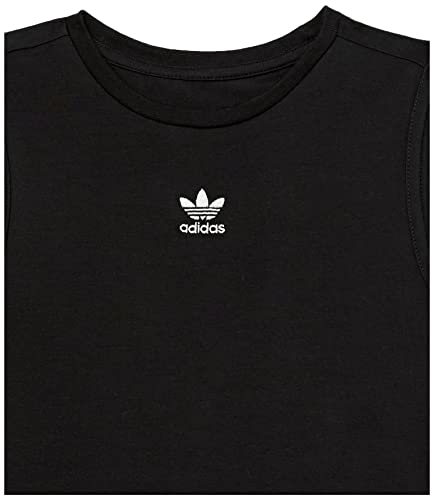 Adidas Originals Kids' Adicolor Cropped Tank Top, Black, X-Small #TOP1
