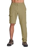 Jogwits Pantaloni da trekking da uomo Zip-Off, cachi, 46