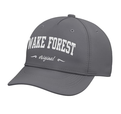 Wake Forest Design College North Carolina Adjustable Printed Baseball Hat, Slate Grey