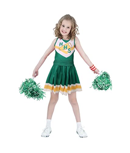 Vobafity World Cup Chrissy Cheerleader Costume For Girls Hawkins Cheerleading Outfits Youth Stranger Cosplay S4 Green Uniform #TOP1
