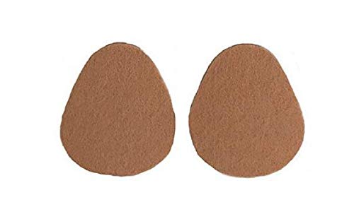 Aetna-Foot Products Adhesive Metatarsal Pads - Pack of 100 - Ball of Foot Cushions for Metatarsalgia, Blisters, Calluses - 2.75" W x 2.375" L - Medical Adhesive Felt Pads