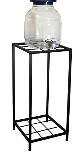 A to Z Hub Metal Water Dispenser Stand Bottle Holder Water Pot/Can Holder for Kitchen Home Office Schools Hospitals - 20 L