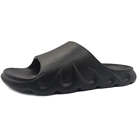 Men's and Women's Slippers, Quick-drying Shower, non-slip Sandals, Open-toed Soft and Thick-soled Massage Swimming Pool Gym Indoor and Outdoor Slippers Cover