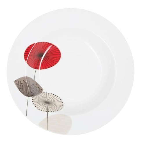 Secret de Gourmet - Lot de 6 Assiettes Creuses Osara 22cm Blanc