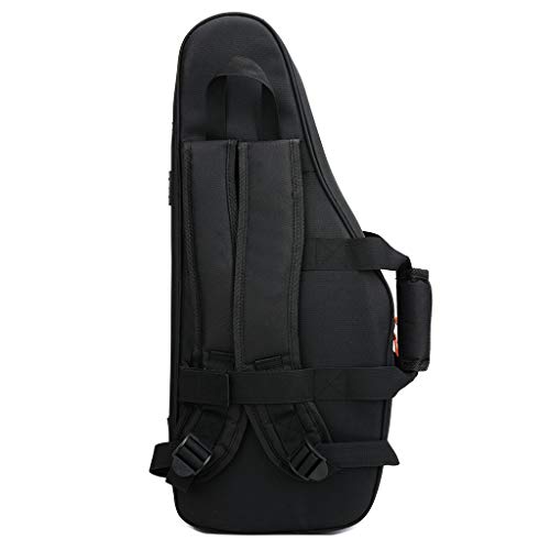 Milageto Mochila impermeável para saxofone macia, leve para Es